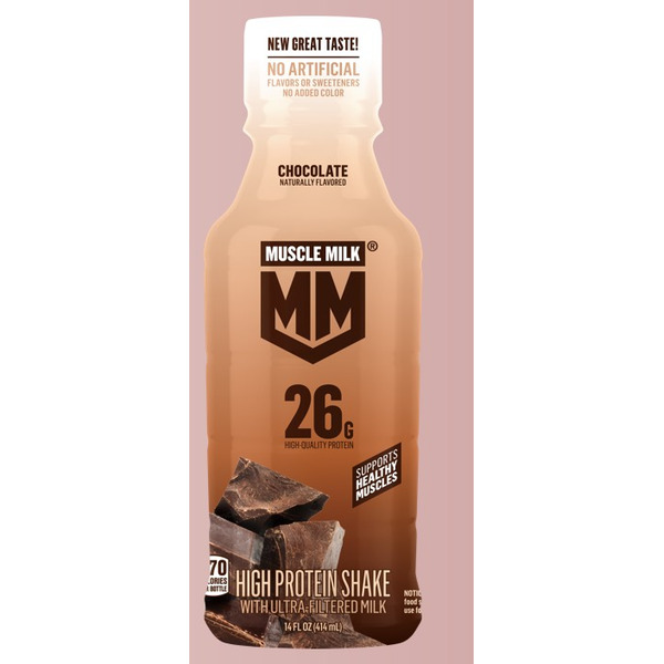 MUSCLE MILK High Protein Shake With Ultra-Filtered Milk Chocolate