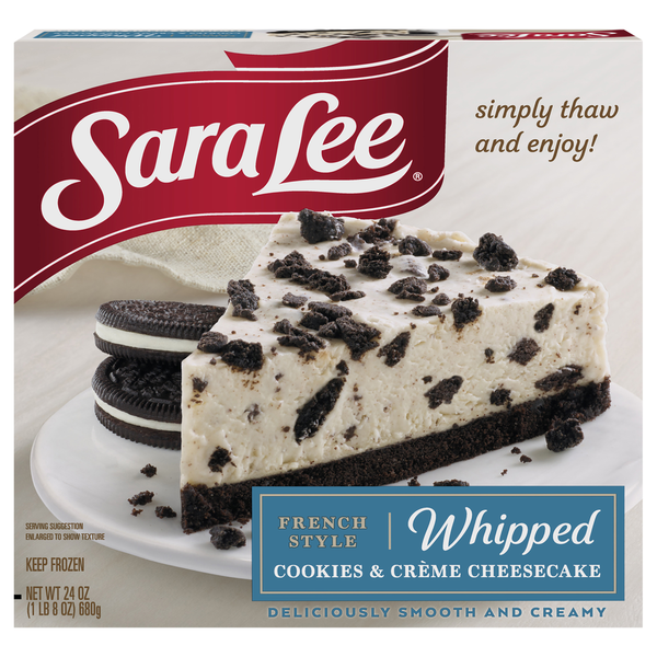 Sara Lee Whipped French Style Cookies & Creme Cheesecake Same-Day