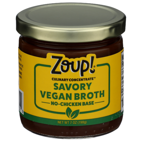 Zoup Fresh Soup Company Savory No Chicken Base Vegan Broth