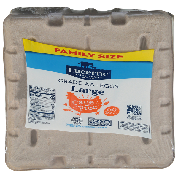 Lucerne Family Size Large Cage Free Eggs