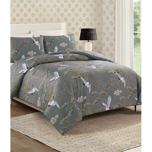 Dee Ocleppo Crane Print Comforter Mini Set