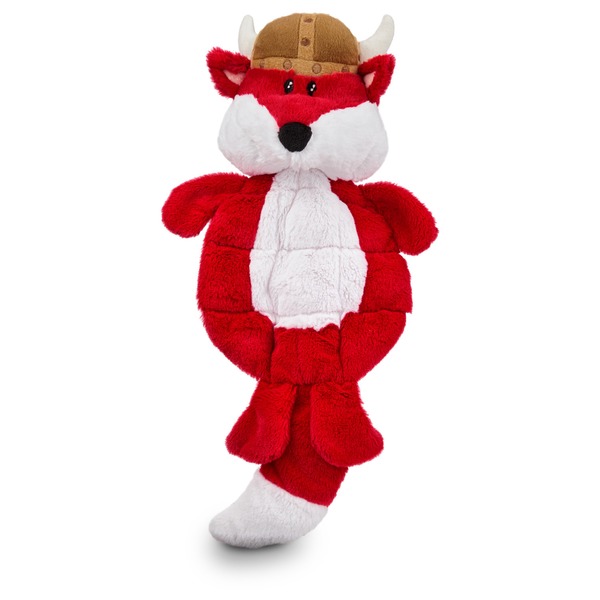 Petco Holiday Fox Multi Squeaker Dog Toy 19" L X 12" W X 3.5" H (each