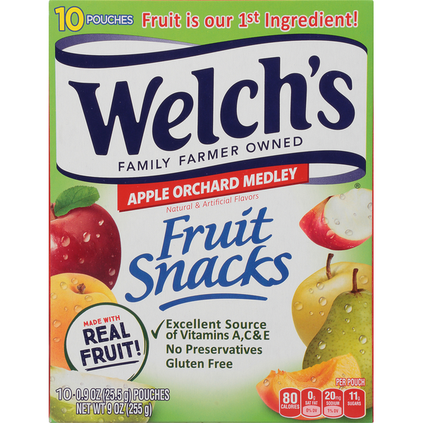 Welch's Fruit Snacks, Apple Orchard Medley Same-Day Delivery or