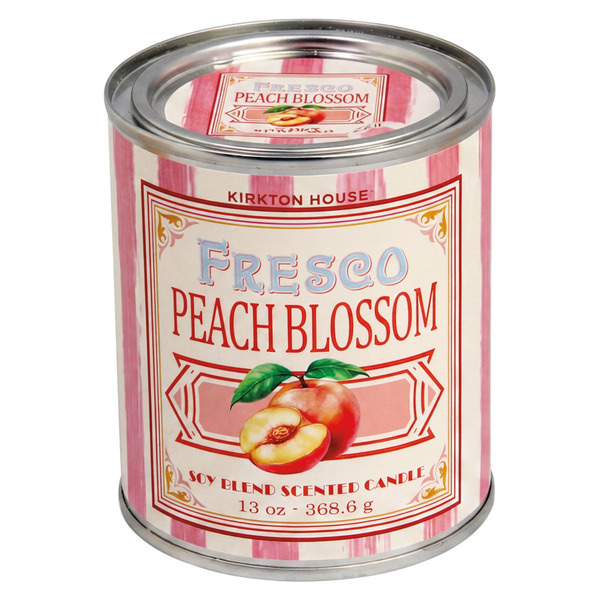 Kirkton House Vintage Tin Candle, Peach Can Same-Day Delivery or