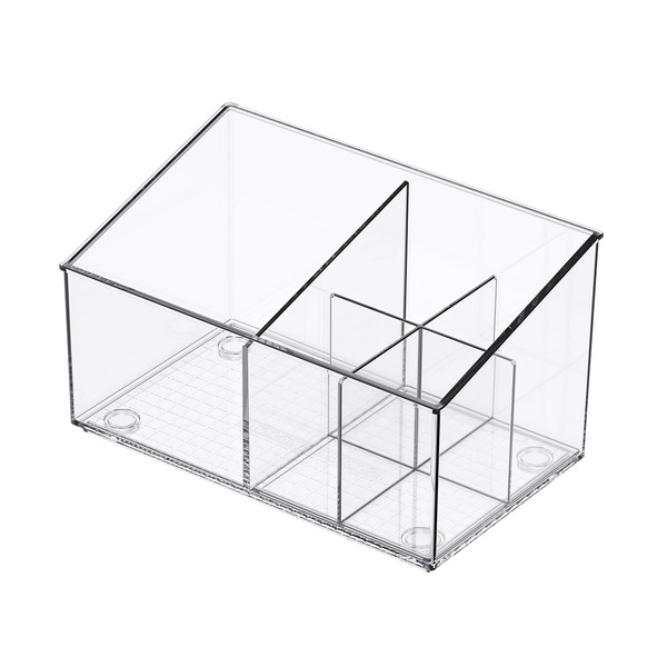 Everything Organizer Divided Organizer, 6 x 3-1/2 in - Clear