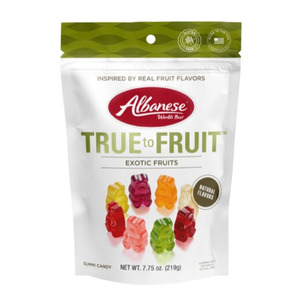 Albanese Confectionery True to Fruit Exotic Gummi Bears