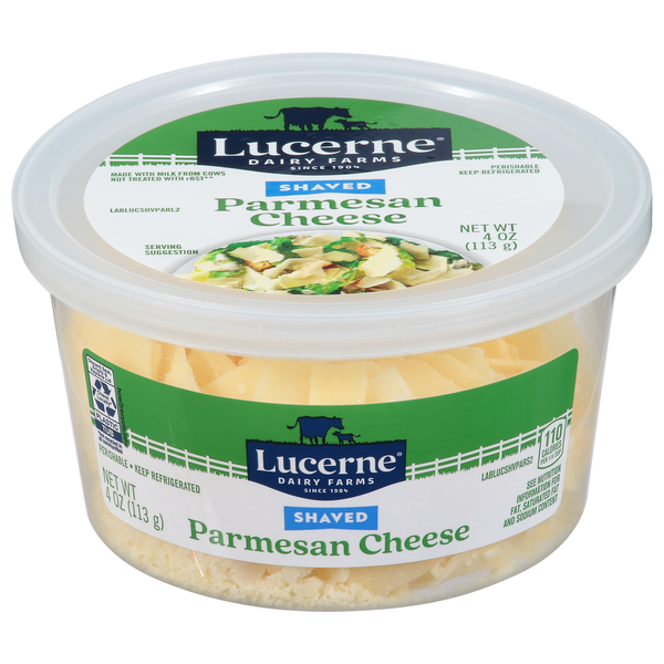 Lucerne Cheese, Shaved, Parmesan