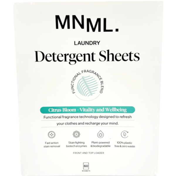 Mnml Citrus Bloom Laundry Detergent Sheets