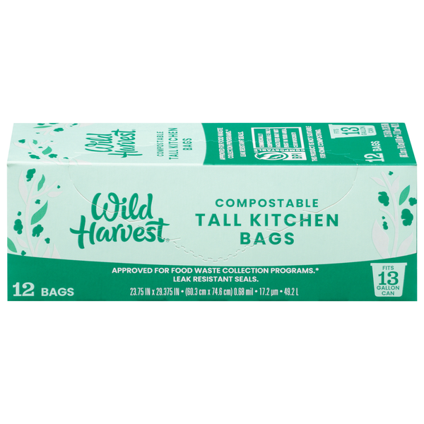Wild Harvest Tall Kitchen Bags Same-Day Delivery or Pickup
