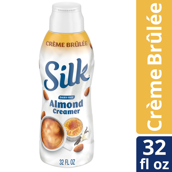 Silk Dairy Free Crème Brûlée Almond Coffee Creamer Same-Day