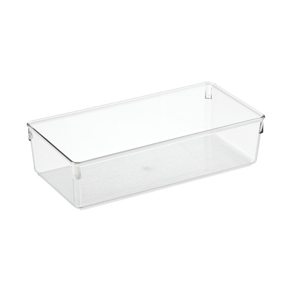 iDesign Medium Clear Linus Dresser Organizer