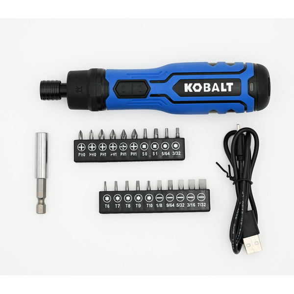 Lowe's Kobalt 4v Cordless Combination Tip Multibit Screwdriver Set