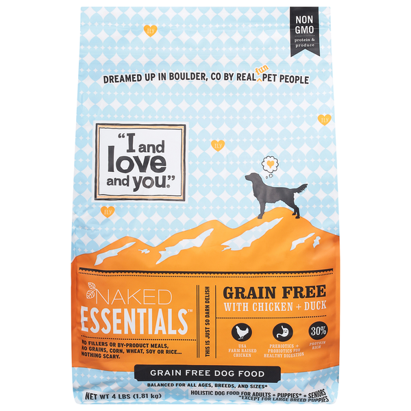 I and love and you Naked Essentials - Dry Dog Food - Chicken & Duck