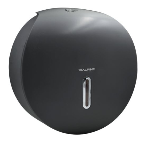 9 Inch Single-Roll Jumbo Bath Tissue Dispenser, Gray