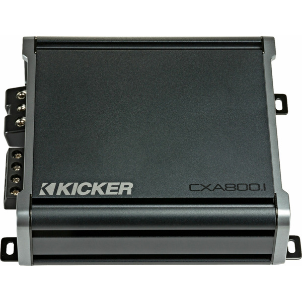 Kicker Black CX 800W Class D Digital Mono Amplifier With Variable Low-Pass Crossover