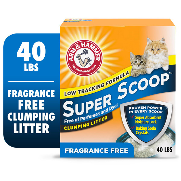 Arm & Hammer Super Scoop Fragrance Free Clumping Cat Litter
