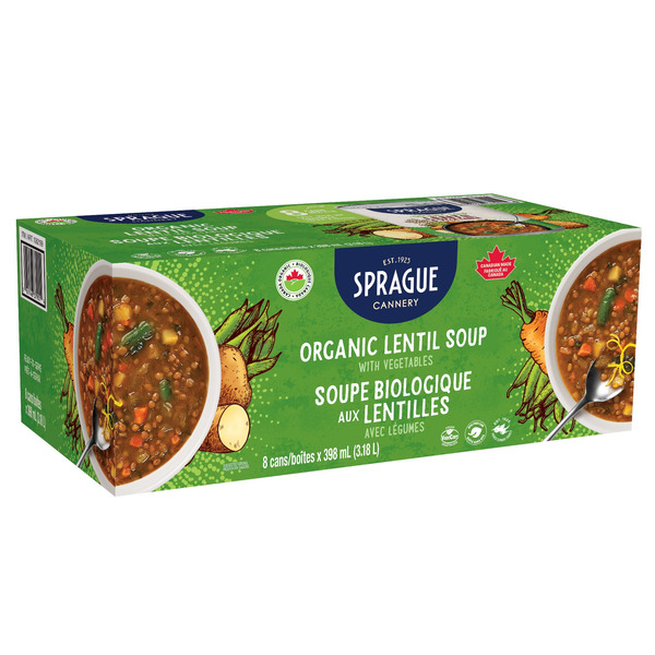 Sprague Organic Lentil Soup With Vegetables