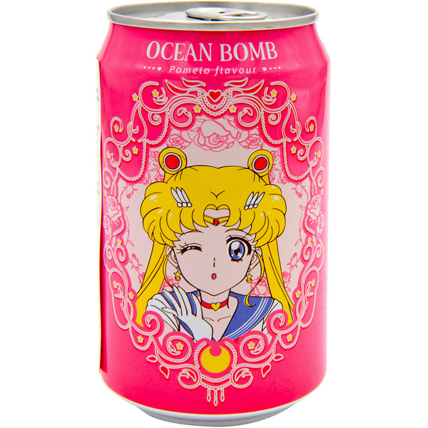 OCEAN BOMB Sailor Moon Pomelo Sparkling Water