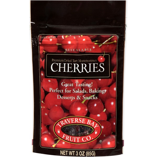 Traverse Bay Fruit Co. Premium Dried Tart Montmorency Cherries (3 oz