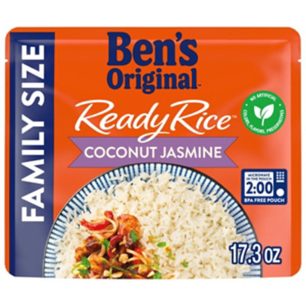 Ben's Original Rice, Coconut Jasmine, Family Size
