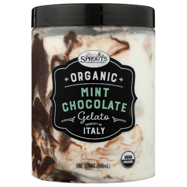Sprouts Organic Mint Chocolate Gelato