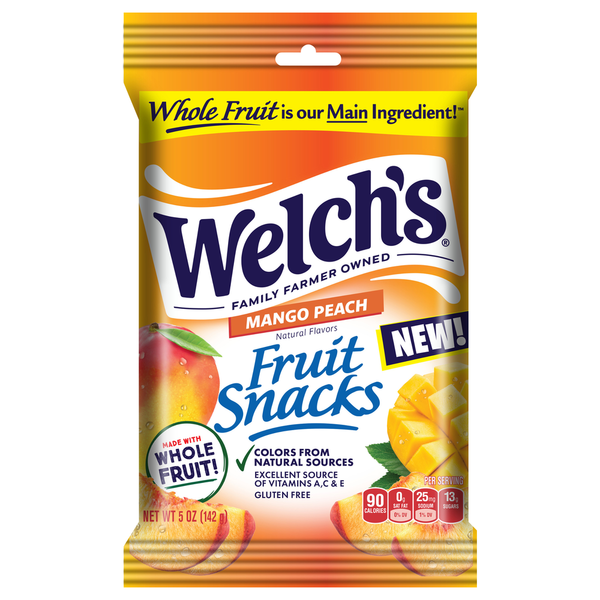 Welch's Fruit Snacks, Mango Peach