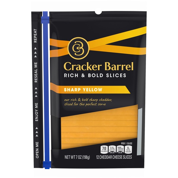cracker barrel sharp yellow cheese