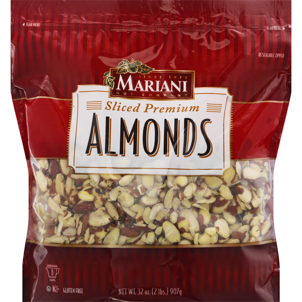 Mariani Almonds, Premium, Sliced (32 oz) Instacart