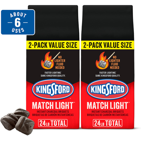 Kingsford 2 -Pack 12 Pound(s) Charcoal briquettes