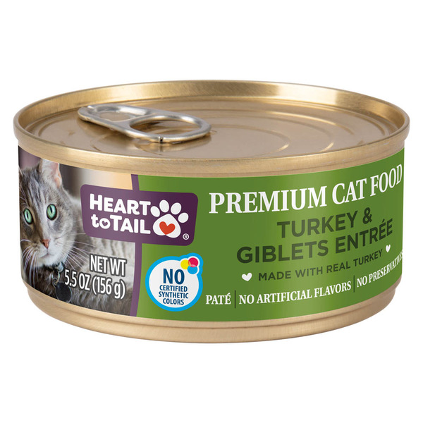 Heart to Tail Turkey and Giblets Canned Cat Food