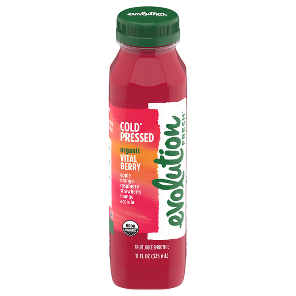 Evolution Fresh Organic Cold Pressed Vital Berry Fruit Juice Smoothie