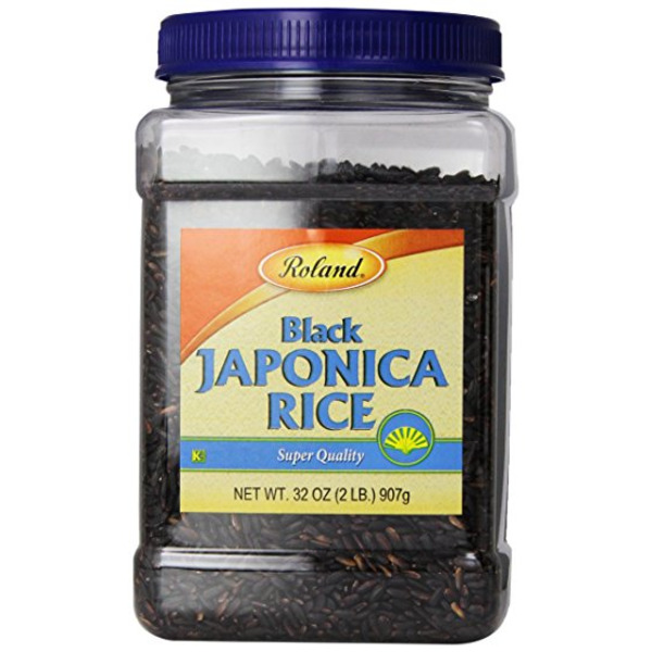 Roland - Black Japonica Rice - 32oz. Jar