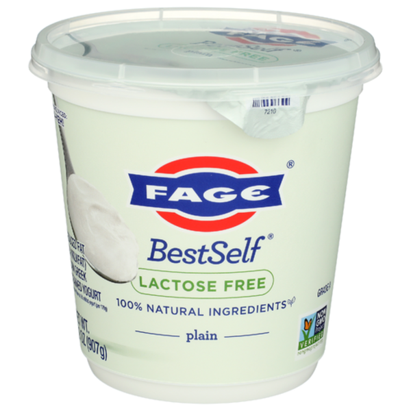 Fage Lowfat 2% Lactose Free BestSelf Plain Greek Yogurt