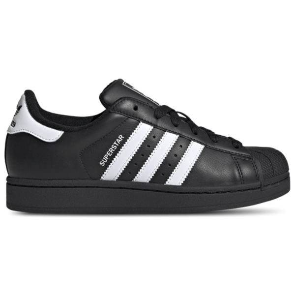 adidas Women's Originals Superstar II Casual Shoes, Size 10 - Core Black & White