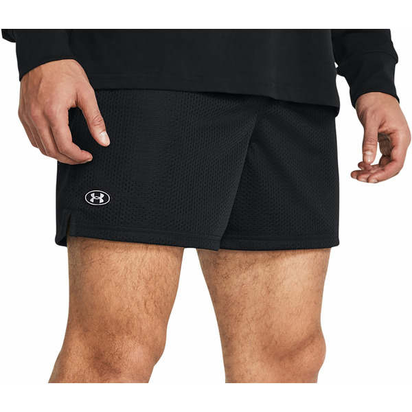Under Armour Men's Icon Mesh Shorts, Large - Black & White