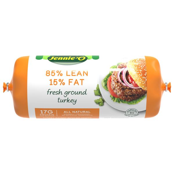 JENNIE-O TURKEY STORE JENNIE-O Ground Turkey 85% Lean / 15% Fat - 3 lb. chub, 48 OZ