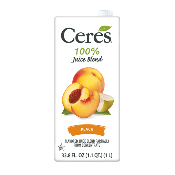 Ceres Peach Juice, 100% Fruit Juice Blend Same-Day Delivery