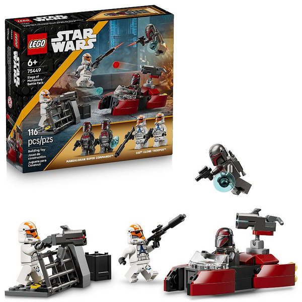 LEGO Star Wars Siege of Mandalore Battle Pack Building Set 75449, 116 Piece