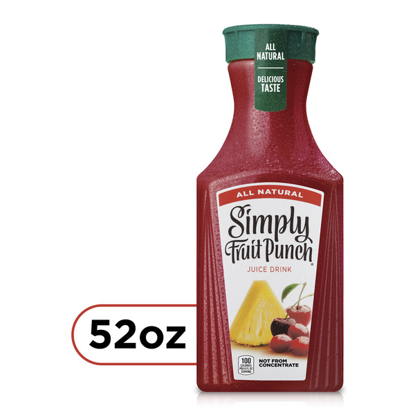 Simply Fruit Punch Juice Drink Bottle