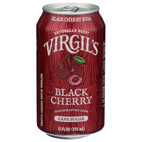 Virgil's Handcrafted Black Cherry Soda Can