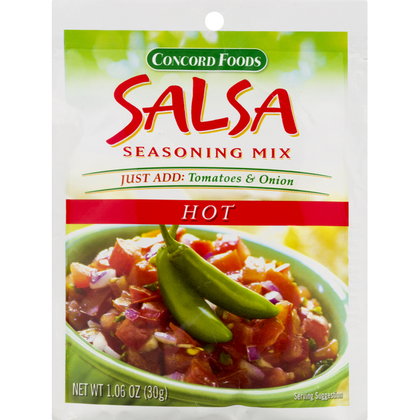 Concord Foods Seasoning Mix, Salsa, Hot