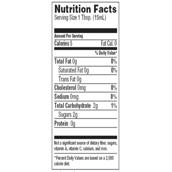 Star Balsamic Vinegar Nutrition Facts Besto Blog