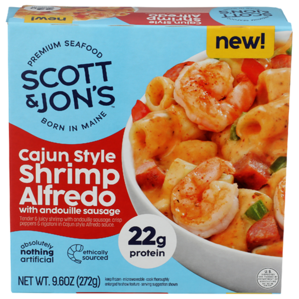 Scott & Jon's Cajun Style Shrimp Alfredo Bowl
