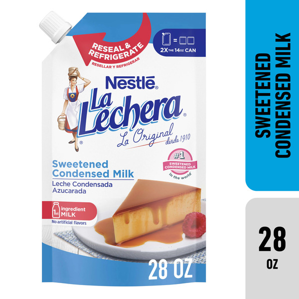 La Lechera Sweetened Condensed Milk Squeeze Pouch