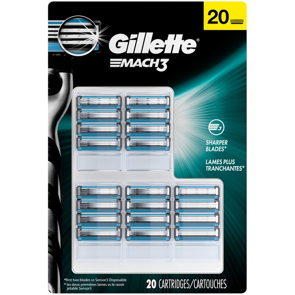 Mach3 Men's Razor Blades, 20 Blade Refills (20 ct) from Costco Instacart