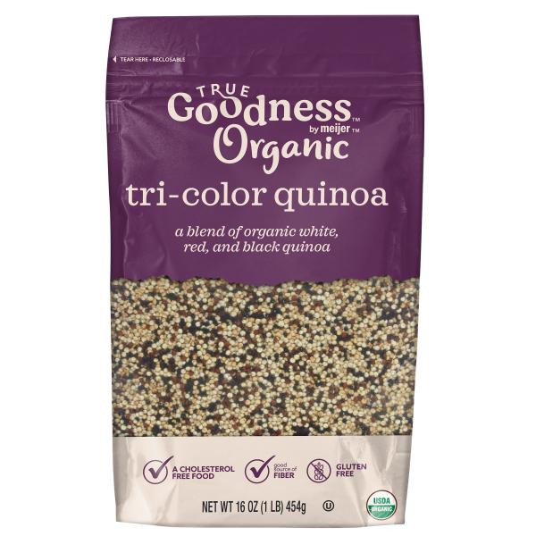 True Goodness by Meijer Tri Color Organic White Black And Red Quinoa
