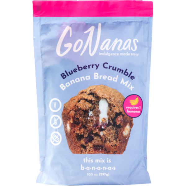 Go Nanas Inc Blueberry Crumble Banana Bread Mix Same-Day Delivery