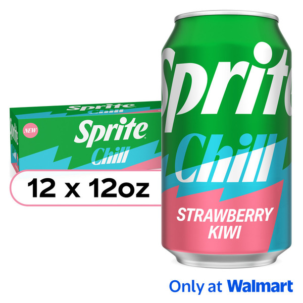 Food Lion Sprite Chill Strawberry Kiwi Fridge Pack Cans Same-Day
