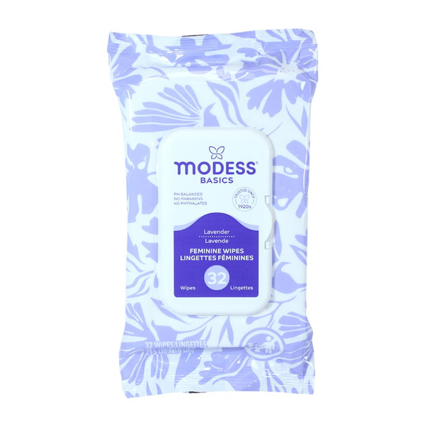 Modess Day Use Modess Lavender Feminine Cleansing Wipes Same-Day Delivery | Dollar Tree