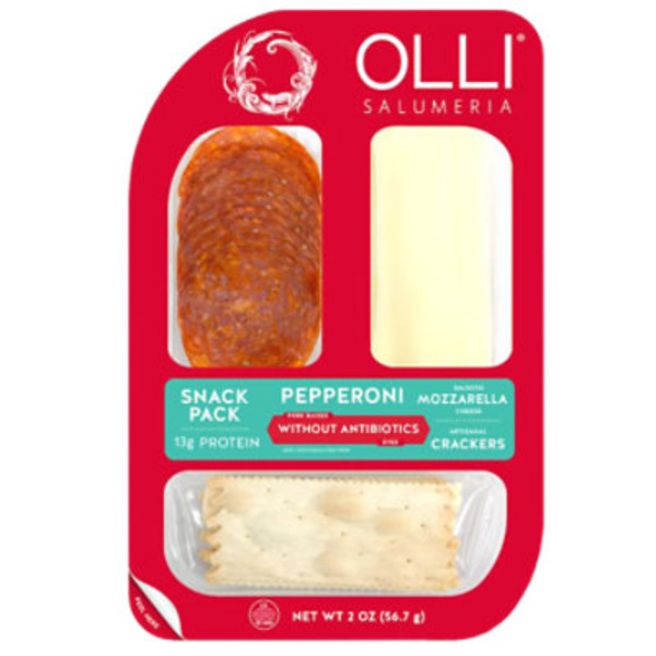 Olli Salumeria Salumeria Pepperoni Mozzarella Cheese & Crackers